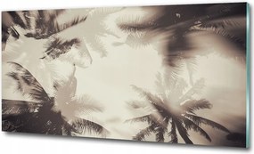 Fotó vászonkép edzett üveg pálmafák 100x70