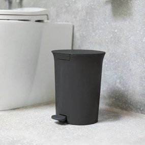 Pedálos szemetes 5 l, fekete