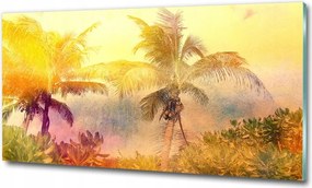 Fotó üvegkép Tengeri szem Tátra 100x70