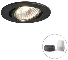Okos beépített reflektor fekete dönthető, Wifi-vel, GU10 foglalattal - Cisco