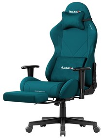 Gamer szék, Force lábtartóval Teal