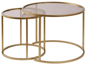 Dohányzóasztal Aurum - 60, 42 - Arany, Bronze