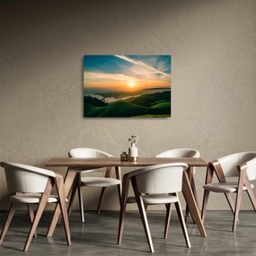 Napkelte a tenger felett (üvegen) (70x50 cm)