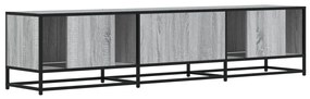 szürke sonoma színű szerelt fa TV-szekrény 180 x 35 x 41 cm