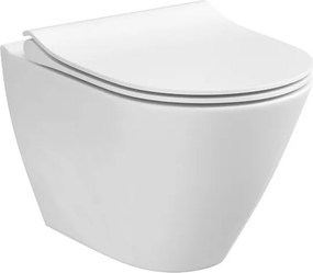 Falra szerelhető WC + CITY OVAL WC-ülőke + SIGMA nyomólap + beépíthető szerelőváz + alátét