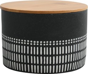 Fekete poligyanta fürdőszobai rendszerező vattakorongokhoz Yuma – Spirella