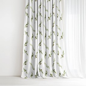 Goldea dekoratív drapéria - olivák 240x150 cm