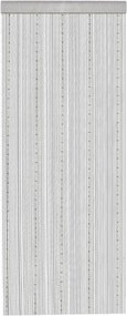 Kész függöny Spagetti golyókkal, 90*245 cm, szürke