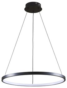Polux LED Csillár zsinóron LEA LED/20W/230V 4000K átm. 50 cm fekete SA2267