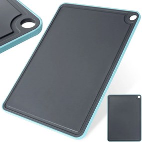 Konyhai vágódeszka Élelmiszerek Műanyag Szürke 35,5x26cm