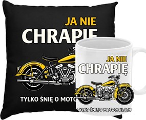 Párna Bögre Szett Születésnapi Ajándék Vicces Motoros