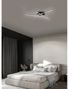 Brilagi - LED mennyezeti lámpatest STRIPES LED/30W/230V fekete