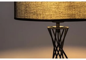 Rabalux 74082 - NIVRA asztali lámpa 1xE27/40W/230V fekete