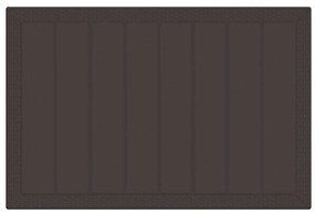 5 darabos kerti étkezőszett párnákkal Brown Poly Rattan