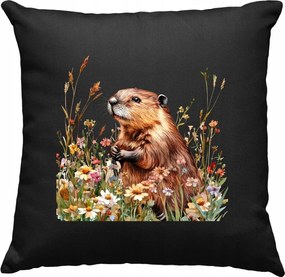 Vidra párna Természet Kedves 1 Fekete