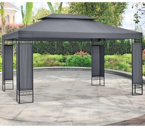 Juskys Kerti pavilon Capri 3 x 4 m - antracit