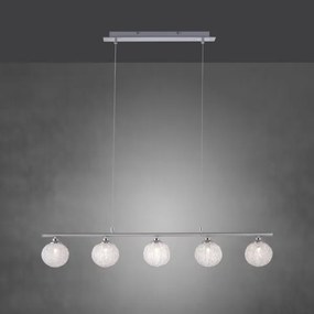 Paul Neuhaus 2790-55 - Csillár zsinóron WOMBLE 5xG9/28W/230V