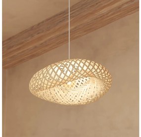 Atmosphera Atmosphera - Csillár zsinóron BEDDY 1xE27/40W/230V bambusz P6689