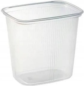 Téglalap alakú tartály 500ml Pp 100 db saláta