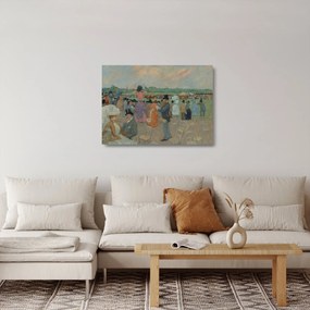 Üveg kép - Jean-Louis Forain, The Races at Longchamp, reprodukciók (70x50 cm)