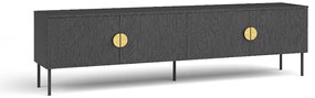 LOND 2 TV asztal, 200x54x40, fekete