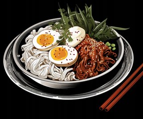 Poszter 60x50cm Ramen a művészetben