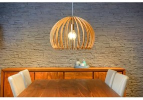 Lucide 34424/50/76 - Függeszték BOUNDE 1xE27/60W/230V bézs 50 cm