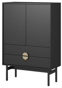 Komód Stellia S8  (fekete). 1099074