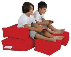 Piros gyerek kanapé 100 cm Nier – Floriane Garden