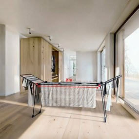 Vileda Infinity FLEX  ruhaszárító fekete 30 m