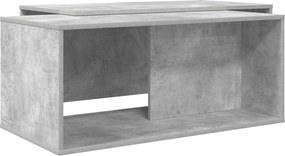 vidaXL Kávasztal Szett 2 pcs Beton Szürke Faanyag