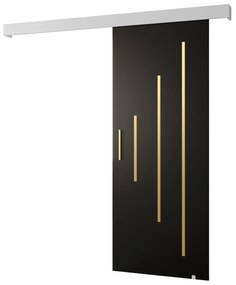 Tolóajtó 70 cm Slavdro 3 (matt fekete + matt fehér). 1108777