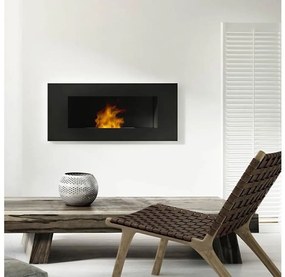 Kratki DELTA3/TUV beépíthető BIO kandalló 40x120 cm, 3x1,1 kW fekete KR0015