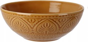 Kerámia Tál Barázdált Mintával 650 ML Átmérő 15 CM 15 X 15 X 6 CM