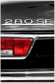 Poszterek 60x90 Mercedes 200SE Lámpa