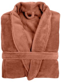 Cozy barna plüss fürdőköpeny, L/XL - Tiseco Home Studio