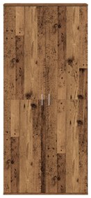 Magas Szekrény Régi Fa 80x35x180 cm Szerelt Fa