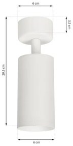 Spotlámpa MICA 1xGU10/25W/230V