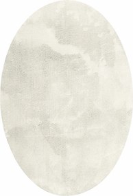 vidaXL Területszőnyegek Ovális HUARTE Krém 140 x 200 cm