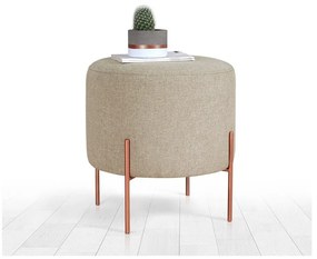 Bézs puff Copper – Artie