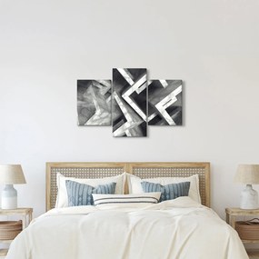 Absztrakt kép kocka (90x60 cm)