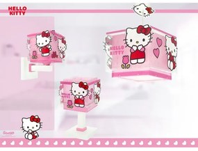 Dalber 73269 - Gyermek fali lámpa HELLO KITTY 1xE27/15W/230V rózsaszín
