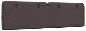 sötétbarna szövet fejtámla párna 180 cm