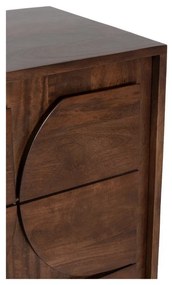 Barna mangófa komód 145x76x40 cm Trisha – MOME