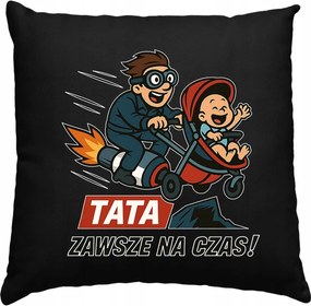 Párna Apának Apa Mindig Időben Apának Fekete