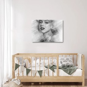 Üveg kép - Marilyn Monroe portréja (70x50 cm)