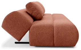 Kihúzható háromszemélyes kanapé FANO barna