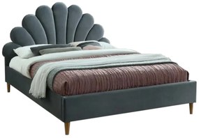 SANTANA Velvet kárpitozott ágy, 160x200, bluvel 14