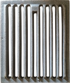 Öntöttvas Rács Sütőhöz 22,5x19CM Konyhabetét Samott Kályhához