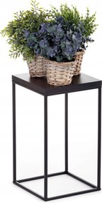 Virágtartó állvány 40 cm fekete Loft fém